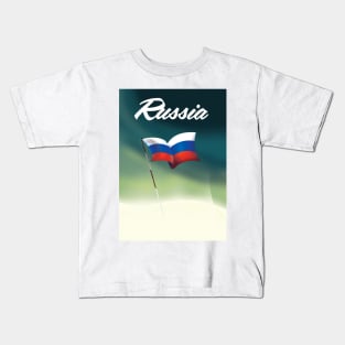 Russia National Flag Kids T-Shirt